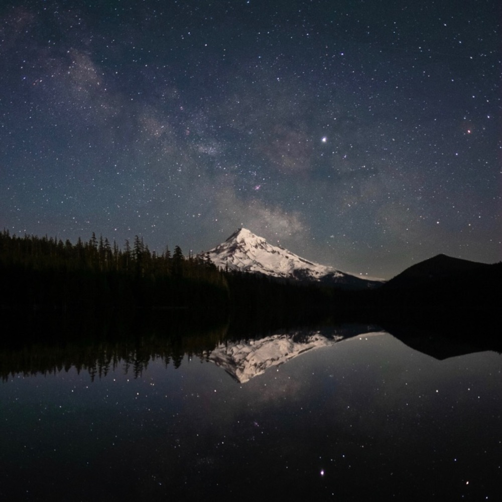 Stock photo of a mountain